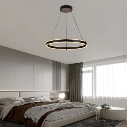 Lampadario a sospensione con filo LED dimmerabile LED/85W/230V 3000-6500K diametro 60 cm + telecomando