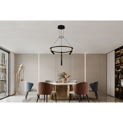 Lampadario a sospensione con filo LED dimmerabile LED/85W/230V 3000-6500K + telecomando