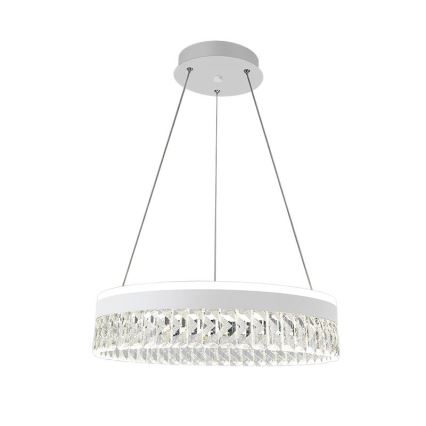 LED Dimmerabile cristallo lampadario su filo LED/90W/230V 3000-6500K bianco + telecomando
