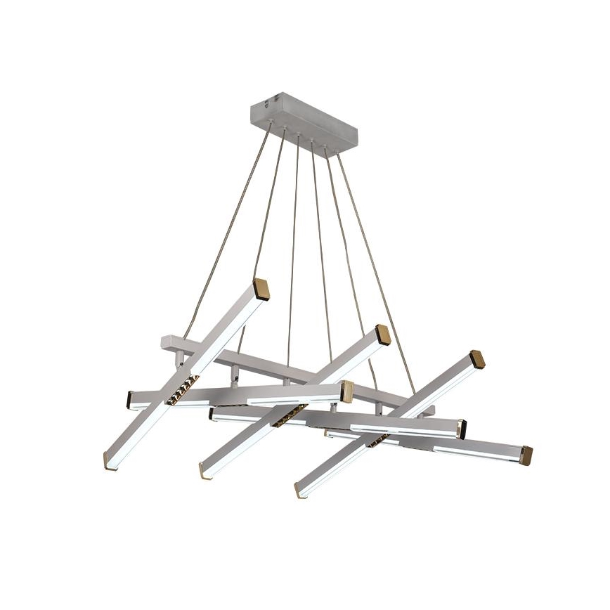 Lampadario a sospensione con filo LED dimmerabile LED/90W/230V 3000-6500K diametro 80 cm + telecomando