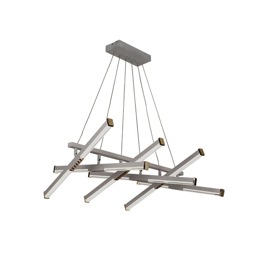 Lampadario a sospensione con filo LED dimmerabile LED/90W/230V 3000-6500K diametro 80 cm + telecomando
