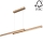 Lampadario a sospensione con filo LED dimmerabile SMAL 2xLED/22,5W/230V - certificato FSC
