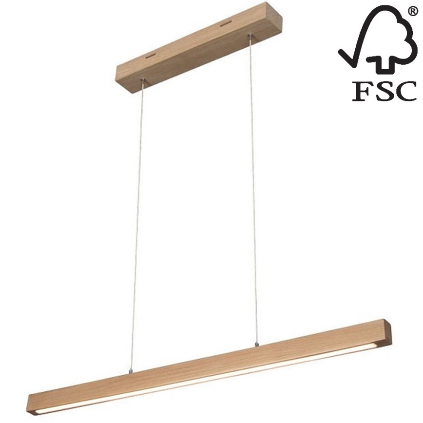Lampadario a sospensione con filo LED dimmerabile SMAL LED/12W/230V - certificato FSC