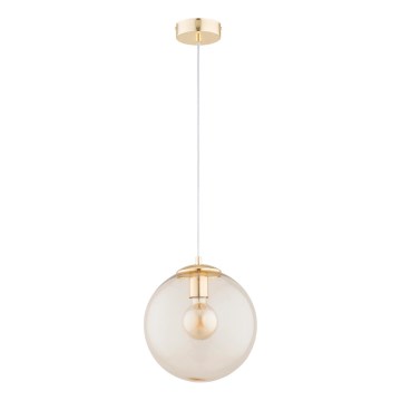 Lampadario a sospensione con filo LEILA 1xE27/15W/230V oro