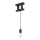 Lampadario a sospensione con filo LEON 1xE27/60W/230V faggio
