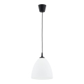 Lampadario a sospensione con filo LERA 1xE27/15W/230V nero