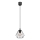 Lampadario a sospensione con filo LETI 1xE27/15W/230V nero