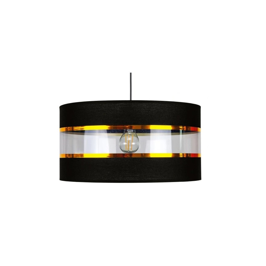 Lampadario a sospensione con filo LIND 1xE27/60W/230V nero