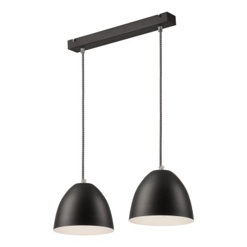 Lampadario a sospensione con filo LIVIA 2xE27/60W/230V