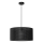Lampadario a sospensione con filo LOFT SHADE 1xE27/60W/230V diametro 40 cm nero