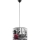 Lampadario a sospensione con filo LONDON 1xE27/15W/230V grigio