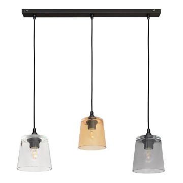 Lampadario a sospensione con filo LUCEA 3xE27/15W/230V