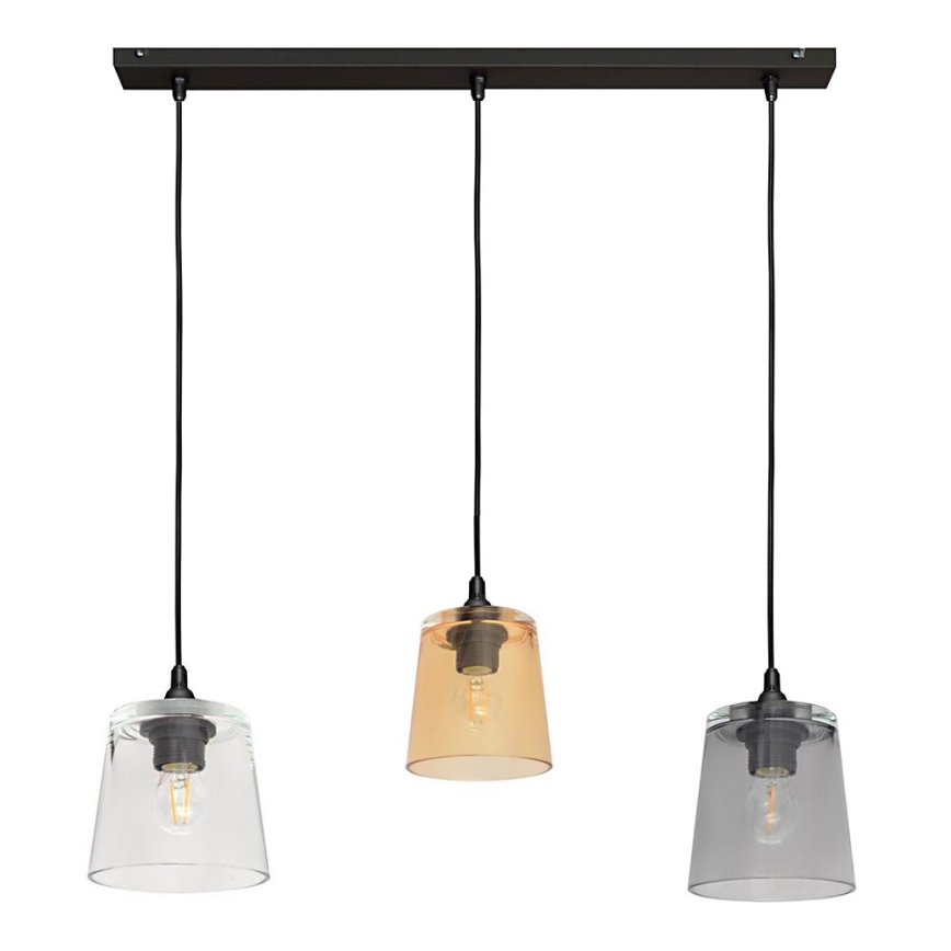 Lampadario a sospensione con filo LUCEA 3xE27/15W/230V