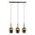 Lampadario a sospensione con filo LUGANO 3xE14/40W/230V oro