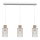 Lampadario a sospensione con filo MADERA 3xE27/60W/230V bianco/legno