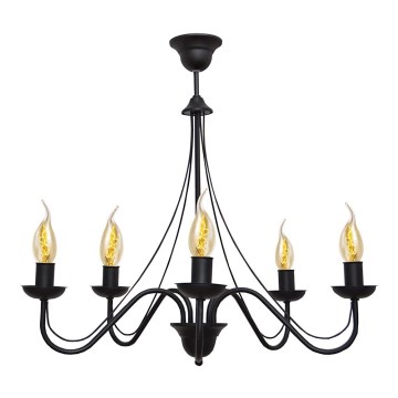 Lampadario a sospensione con filo MALBO II 5xE14/10W/230V