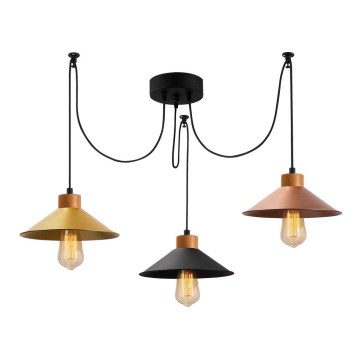 Lampadario a sospensione con filo MANAVGAT 3xE27/40W/230V ragno