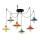 Lampadario a sospensione con filo MANAVGAT 6xE27/100W/230V ragno