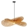 Lampadario a sospensione con filo MARIPOSA 1xE27/40W/230V diametro 80 cm iuta