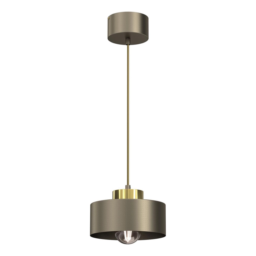 Lampadario a sospensione con filo MARTI 1xE27/15W/230V ottone/oro