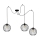 Lampadario a sospensione con filo MATT 3xE27/60W/230V ragno