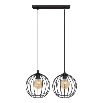 Lampadario a sospensione con filo MERCURE 2xE27/15W/230V