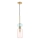 Lampadario a sospensione con filo MOLLY 1xE14/40W/230V diametro 12 cm oro/rosa/blu