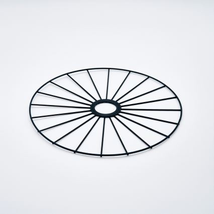 Lampadario a sospensione con filo MONTANA 1xE27/15W/230V diametro 30 cm nero
