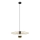 Lampadario a sospensione con filo MONTANA 1xE27/15W/230V diametro 45 cm oro/nero