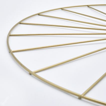 Lampadario a sospensione con filo MONTANA 1xE27/15W/230V diametro 45 cm oro/nero