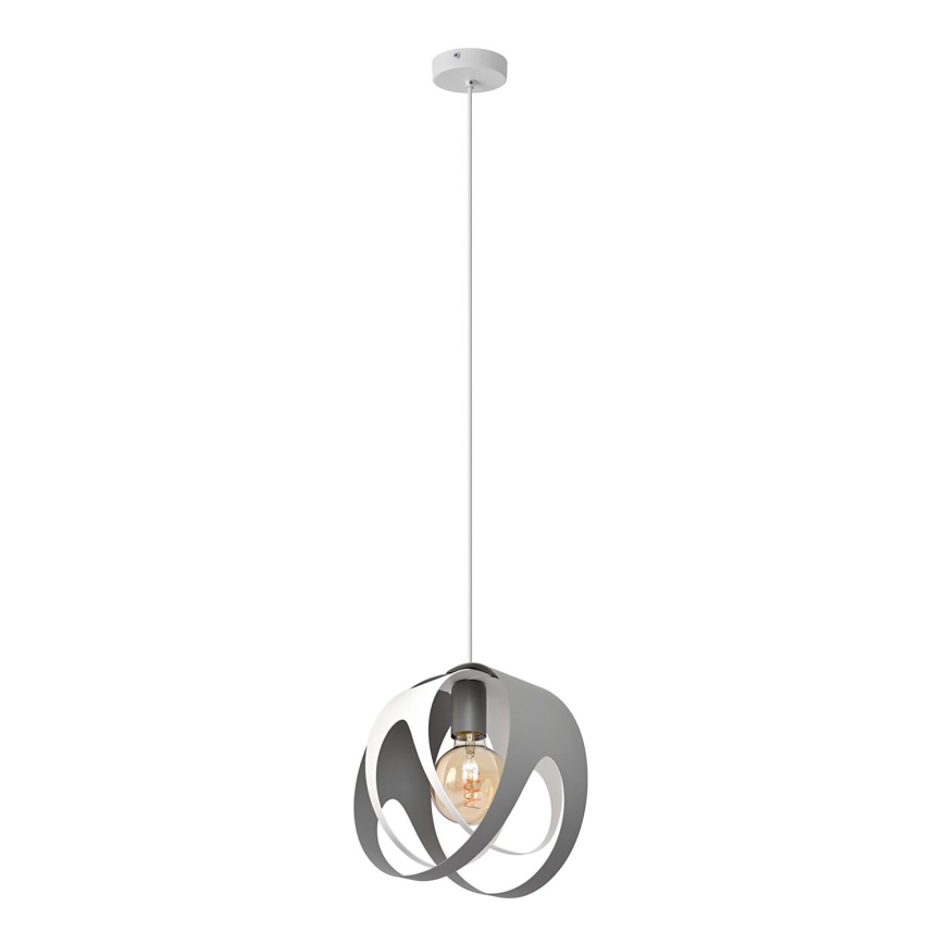 Lampadario a sospensione con filo MOONLIGHT 1xE27/15W/230V grigio