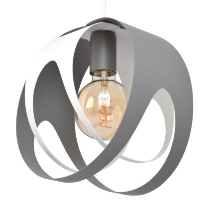Lampadario a sospensione con filo MOONLIGHT 1xE27/15W/230V grigio