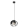 Lampadario a sospensione con filo MOONLIGHT 1xE27/15W/230V nero