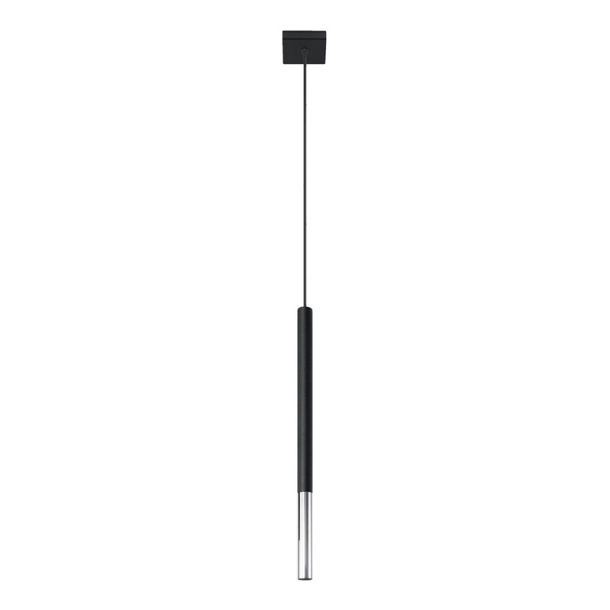 Lampadario a sospensione con filo MOSAIC 1xG9/12W/230V nero/cromo lucido