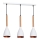 Lampadario a sospensione con filo MUZA 3xE27/60W/230V