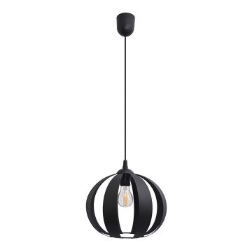 Lampadario a sospensione con filo NEWTON 1xE27/15W/230V nero