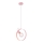 Lampadario a sospensione con filo NEXO 1xE27/40W/230V rosa