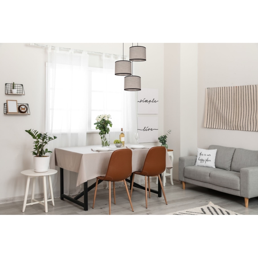 Lampadario a sospensione con filo NEXO 3xE27/60W/230V diametro 45 cm