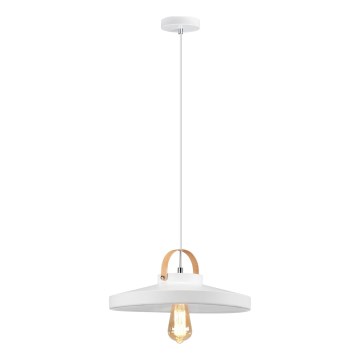 Lampadario a sospensione con filo NEXT 1xE27/60W/230V bianco