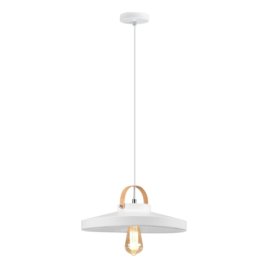 Lampadario a sospensione con filo NEXT 1xE27/60W/230V bianco