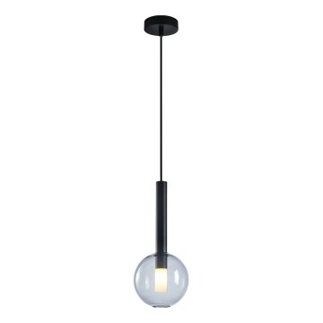 Lampadario a sospensione con filo NIKO 1xG9/9W/230V diametro 15 cm nero