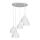 Lampadario a sospensione con filo NOAK 5xE27/60W/230V