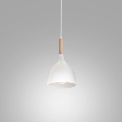 Lampadario a sospensione con filo NOAK WOOD 1xE27/60W/230V