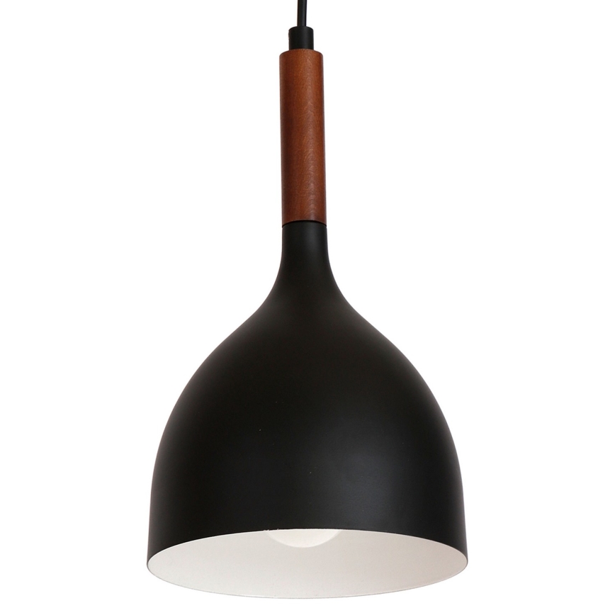 Lampadario a sospensione con filo NOAK WOOD 1xE27/60W/230V
