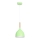Lampadario a sospensione con filo NOLAN 1xE27/60W/230V verde