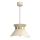 Lampadario a sospensione con filo NORGE 1xE27/15W/230V beige/oro