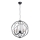 Lampadario a sospensione con filo NOSFERATU 5xE14/10W/230V nero/oro
