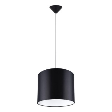 Lampadario a sospensione con filo NOVA 1xE27/15W/230V diametro 30 cm nero