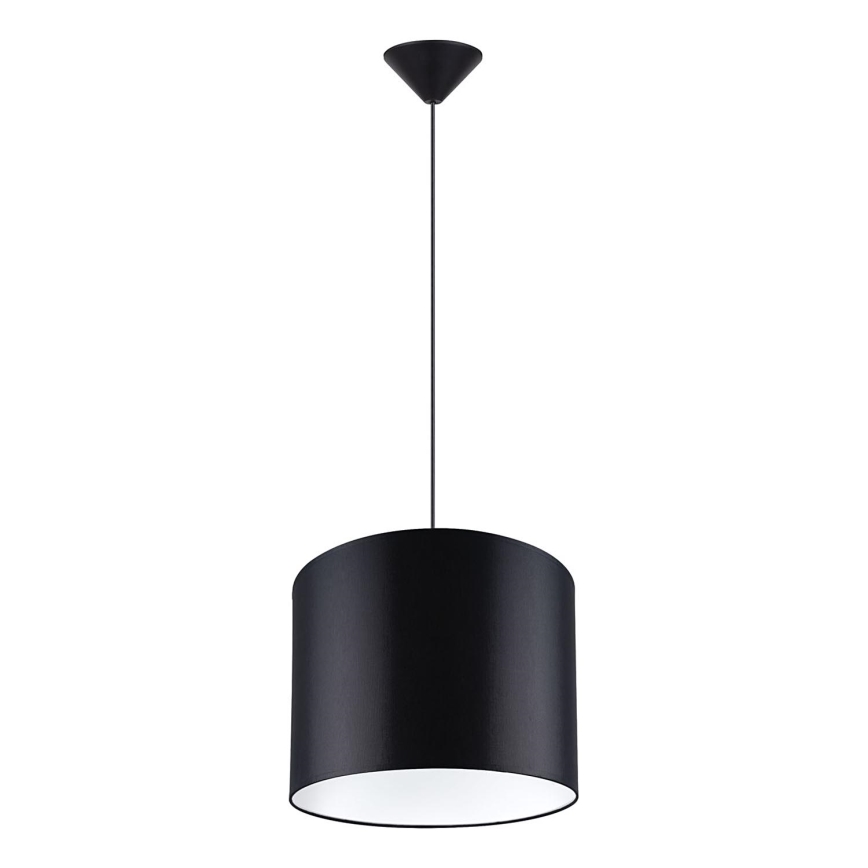 Lampadario a sospensione con filo NOVA 1xE27/15W/230V diametro 30 cm nero