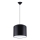 Lampadario a sospensione con filo NOVA 1xE27/15W/230V diametro 30 cm nero